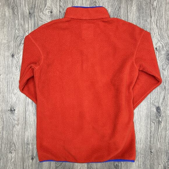 Columbia 1/2 Snap Jacket Size Small Mens Red Orange Helvetia $85 - Picture 8 of 12